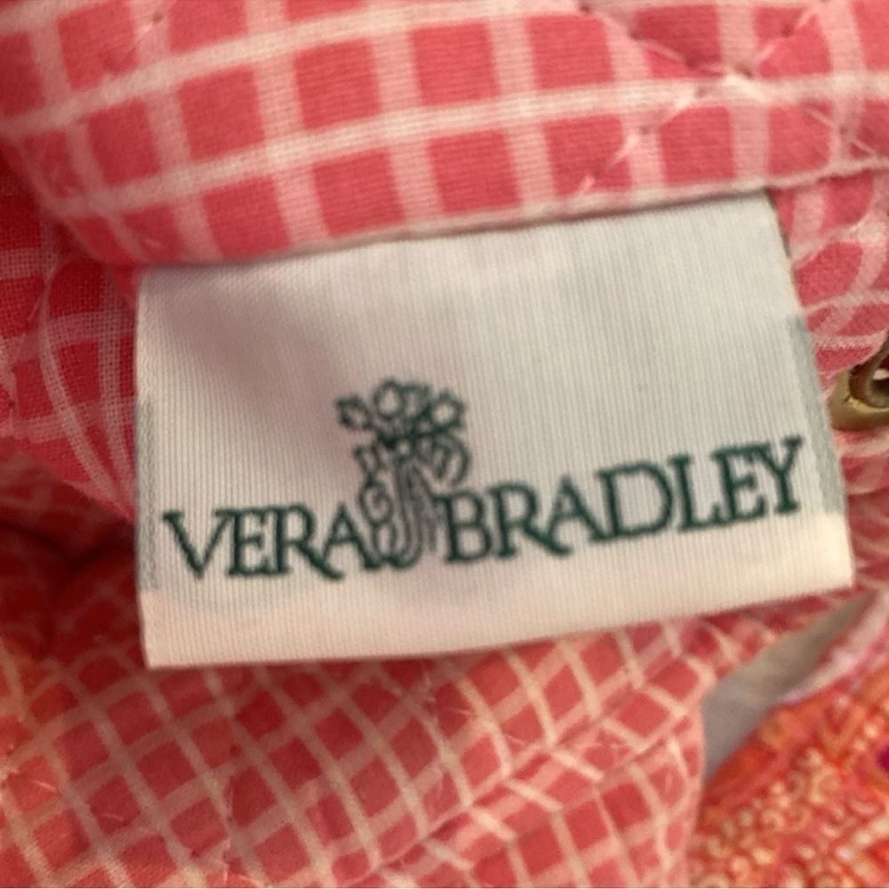 Vera Bradley Vintage Retired Quilted Backpack matching Mini Bag EUC - Picture 4 of 5